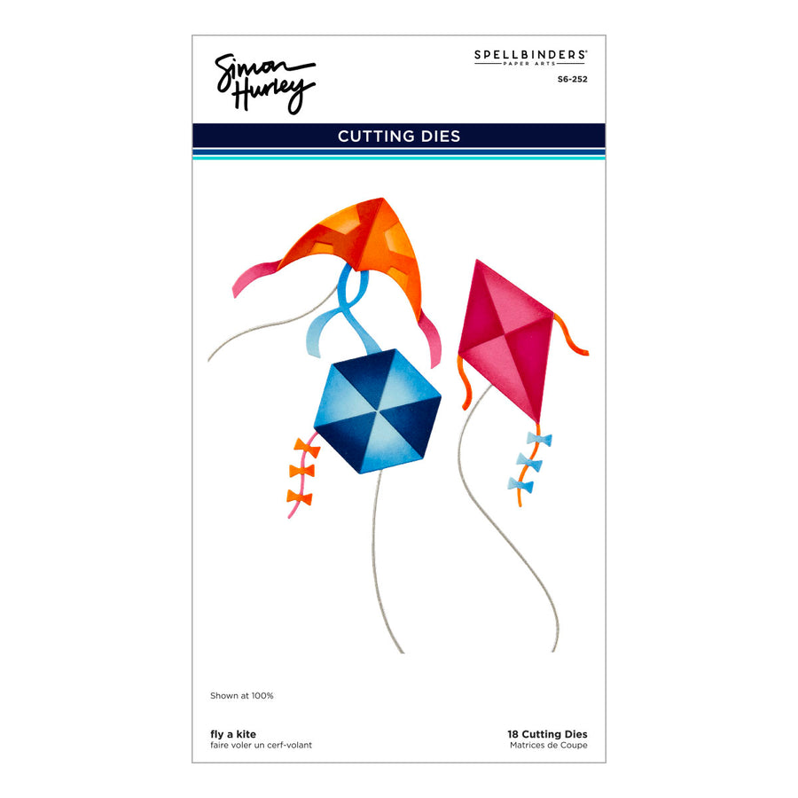 Spellbinders - Fly a Kite Etched Dies from the Sky's the Limit Collection by Simon Hurley