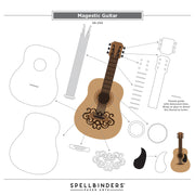 Spellbinders - Majestic Guitar Etched Dies from the Bibi's Musical Notes Collection by Bibi Cameron