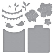 Spellbinders - Essential Envelope Every Day Add-Ons Etched Dies from the Tabbed Classics Collection by Wendy Vecchi
