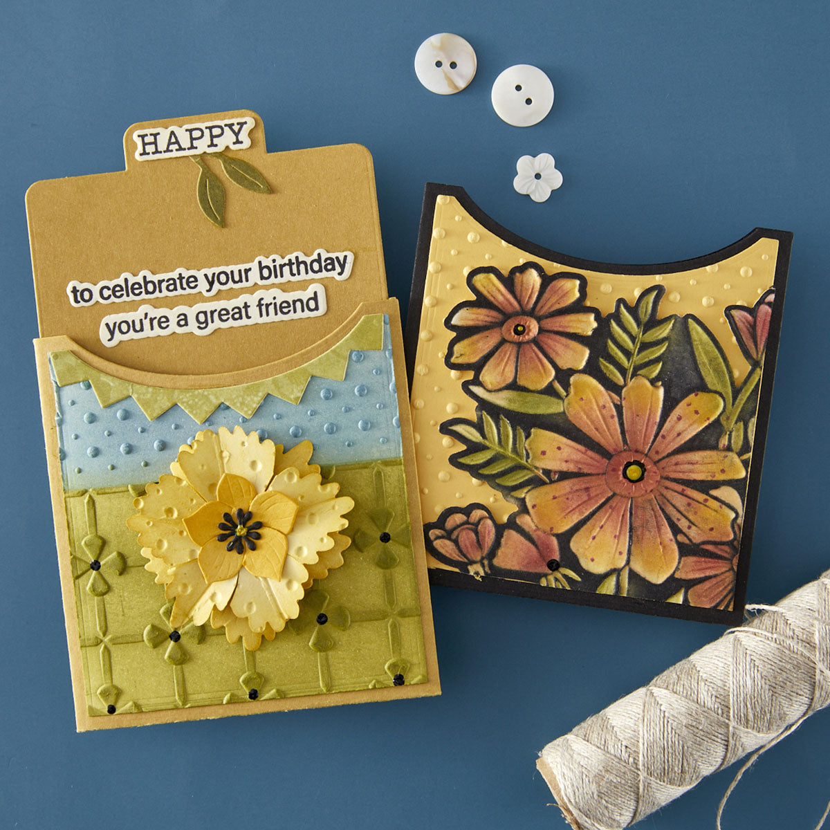 Spellbinders - Essential Envelope Every Day Add-Ons Etched Dies from the Tabbed Classics Collection by Wendy Vecchi