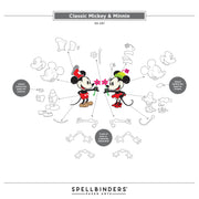 Spellbinders - Steamboat Willie Duo Etched Dies from the Say Cheese Classic Mouse Collection