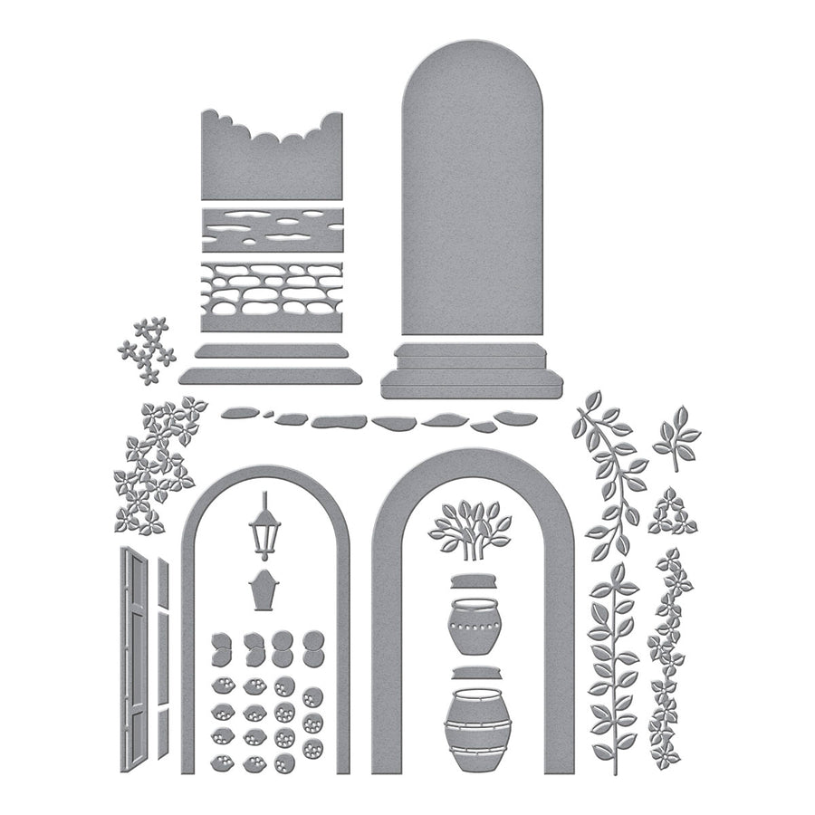 Spellbinders - Beyond the Door Etched Dies from the La Dolce Vita Collection
