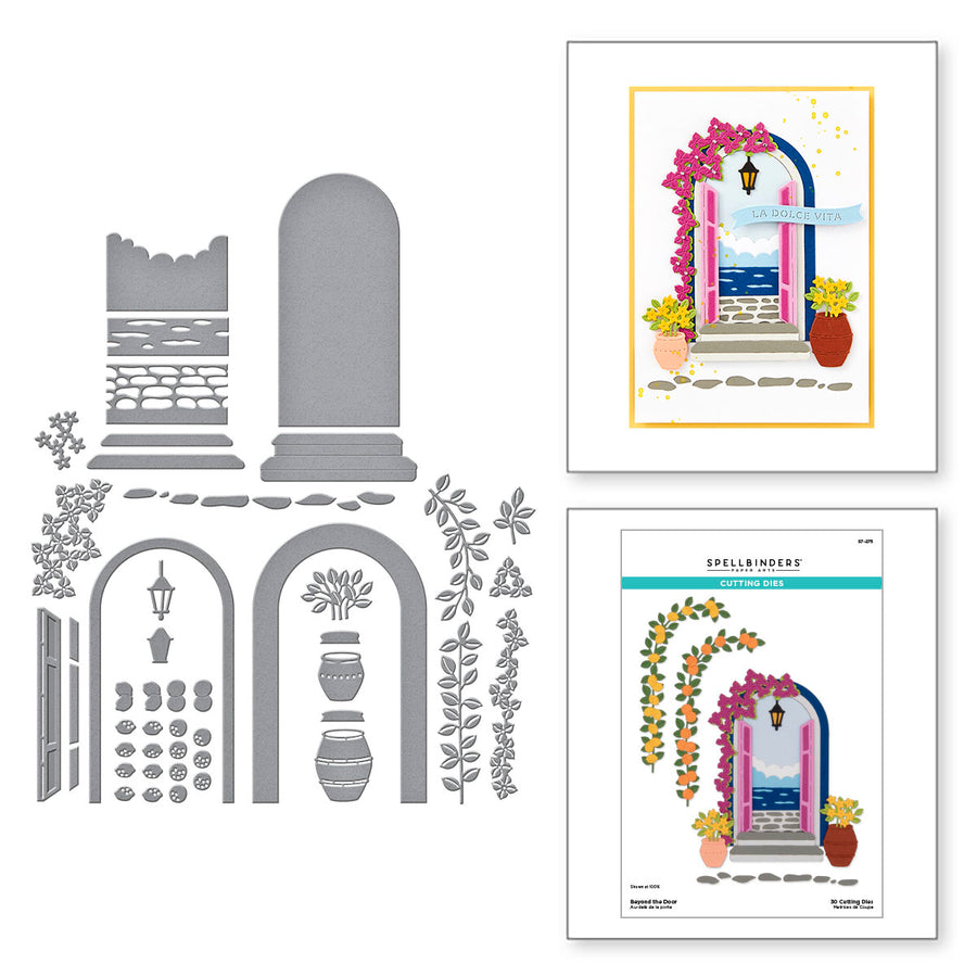 Spellbinders - Beyond the Door Etched Dies from the La Dolce Vita Collection