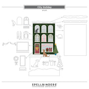Spellbinders - City Holiday Etched Dies from the City Holiday Collection by Yana Smakula