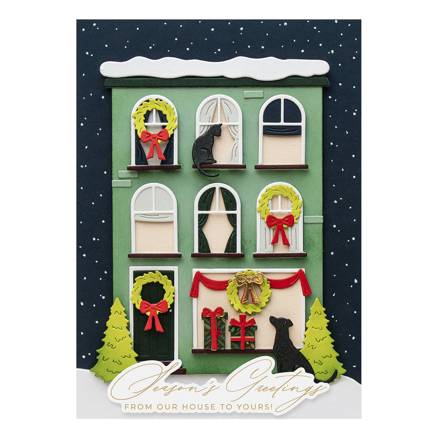 Spellbinders - City Holiday Etched Dies from the City Holiday Collection by Yana Smakula