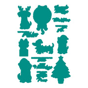 Spellbinders - Christmas Pets Stamp & Die Bundle by Simon Hurley
