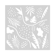 Hero Arts - Leaves and Abstract Shapes Stencil