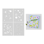 Hero Arts - Color Layering Meadow Blooms Stencils