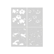 Hero Arts - Lotus Field Layering Stencil Set