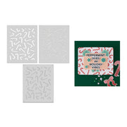 Hero Arts - Candy Cane Toss Up Stencil from the Candy Cane Season Collection