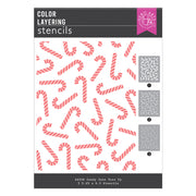 Hero Arts - Candy Cane Toss Up Stencil from the Candy Cane Season Collection