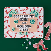 Hero Arts - Candy Cane Toss Up Stencil from the Candy Cane Season Collection
