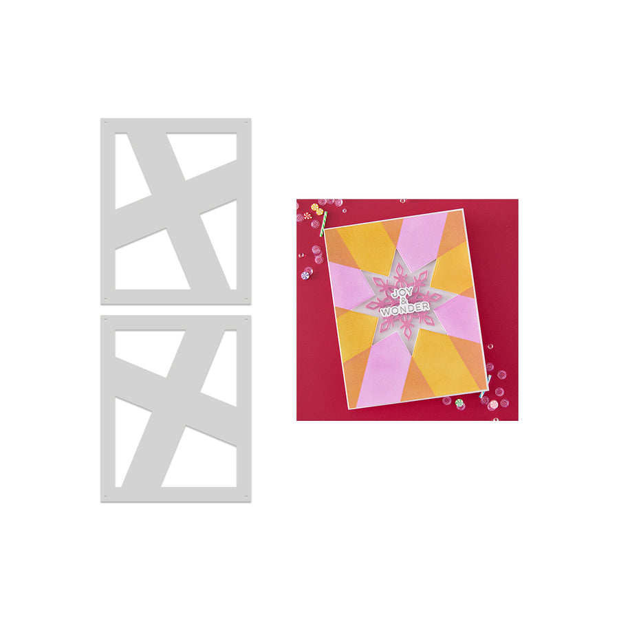 Hero Arts - Color Layering Star Stencils from the Very Merry Collection