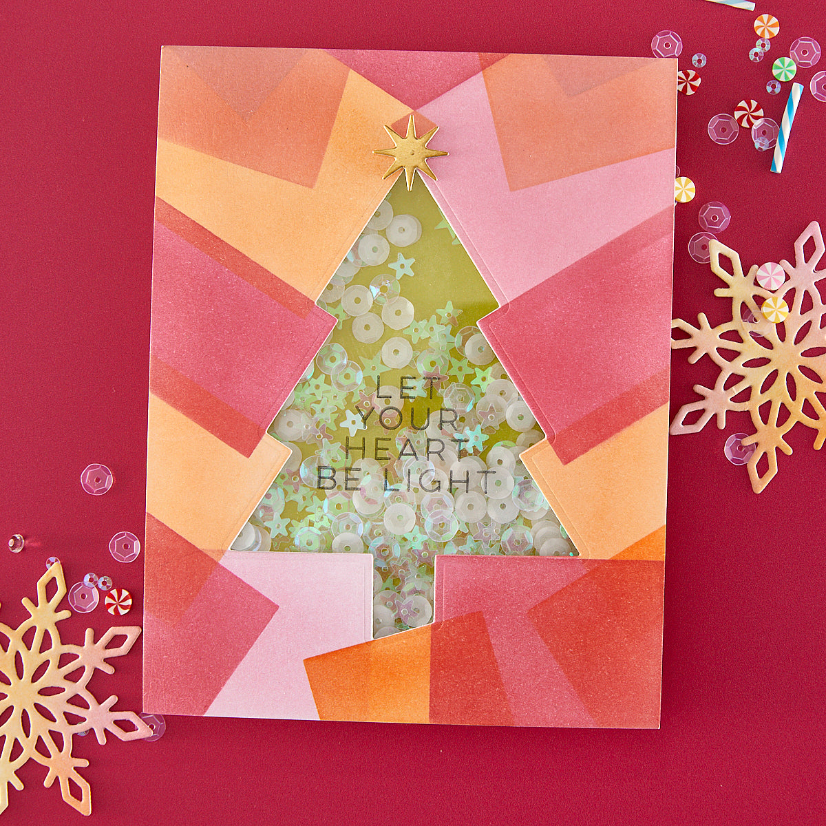Hero Arts - Color Layering Tree Stencils from the Very Merry Collection