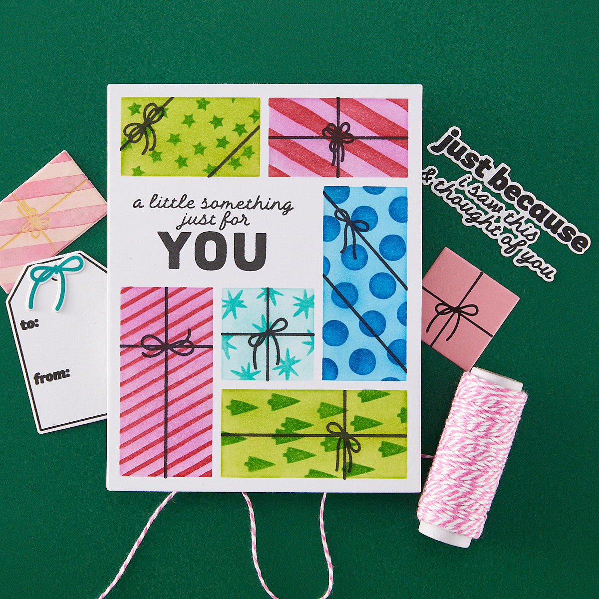 Hero Arts - Gorgeous Giftwrap Layering Stencils from the Best Gift Ever Collection