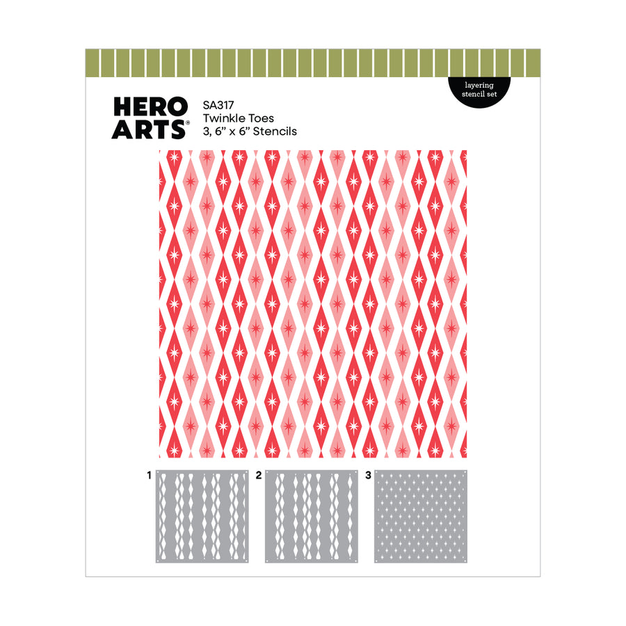 Hero Arts - Twinkle Toes Layering Stencils