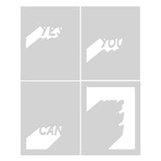 Hero Arts - Yes You Can Layering Stencils