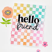 Hero Arts - Check Please Stencil