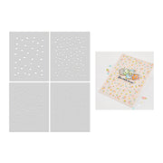 Hero Arts - Confetti Layering Stencil Set