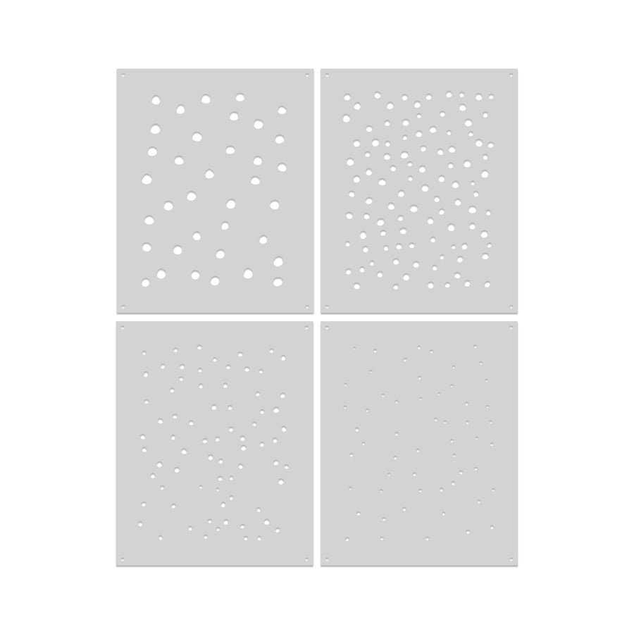 Hero Arts - Confetti Layering Stencil Set