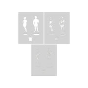 Hero Arts - You're A Classic Layering Stencil Set