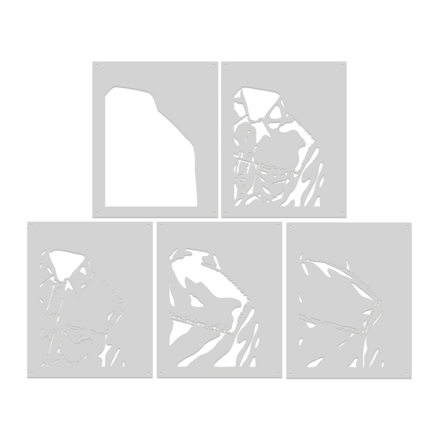 Hero Arts - Jean Jacket Layering Stencil Set