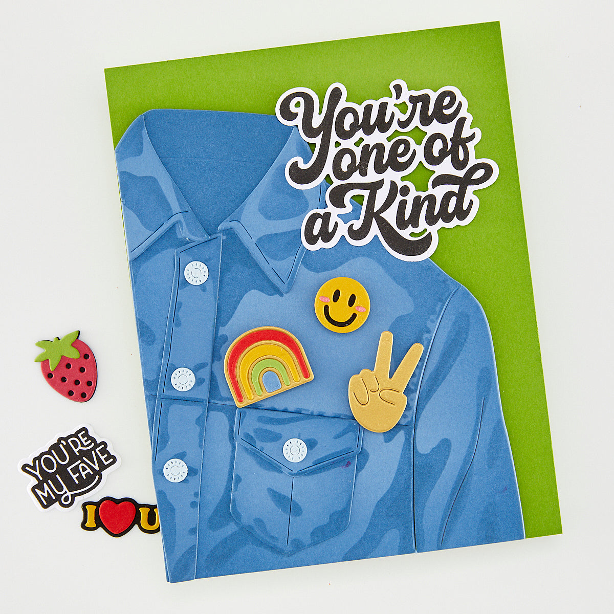 Hero Arts - Jean Jacket Layering Stencil Set