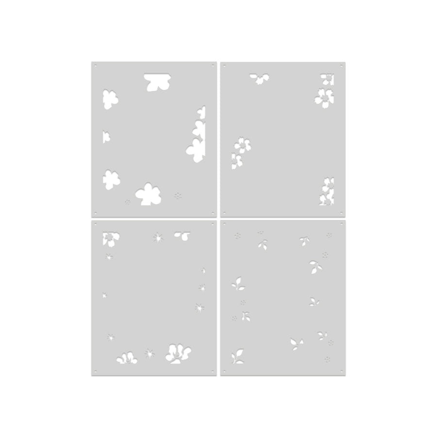 Hero Arts - Floral Frame Layering Stencil Set
