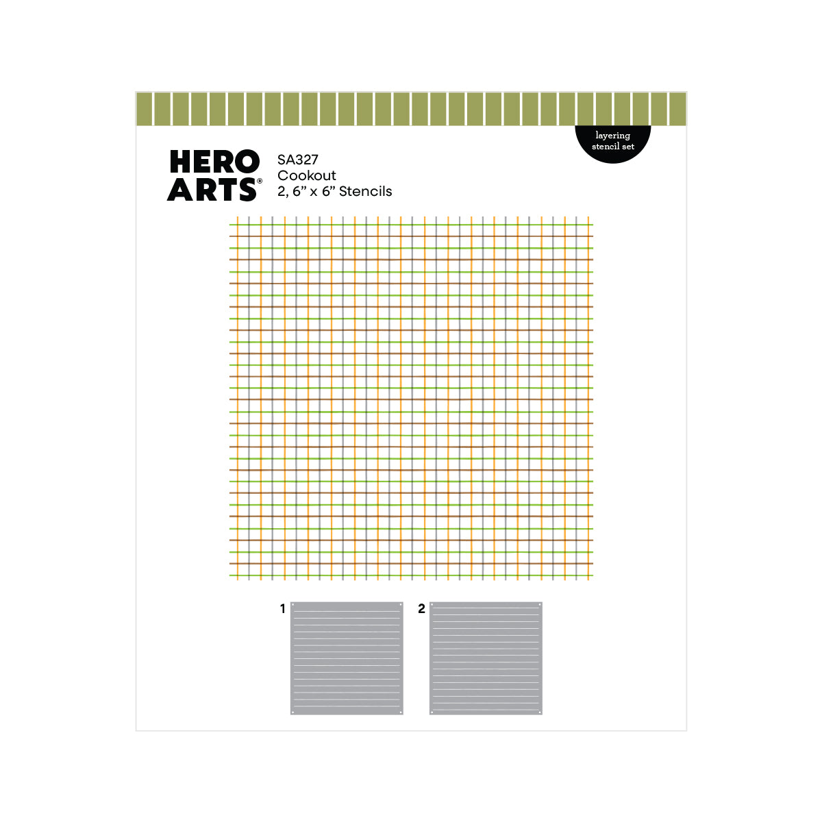 Hero Arts - Cookout Layering Stencil Set