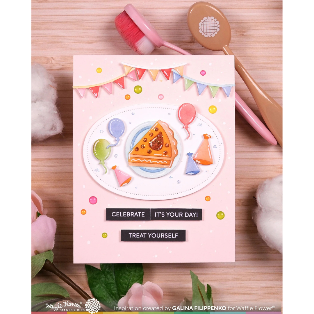 Waffle Flower - Subsentiments Cake Time Diecut (PRE-ORDER)