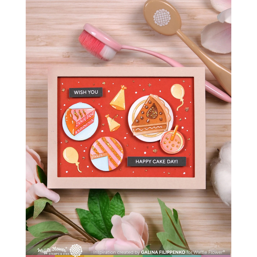 Waffle Flower - Subsentiments Cake Time Diecut (PRE-ORDER)