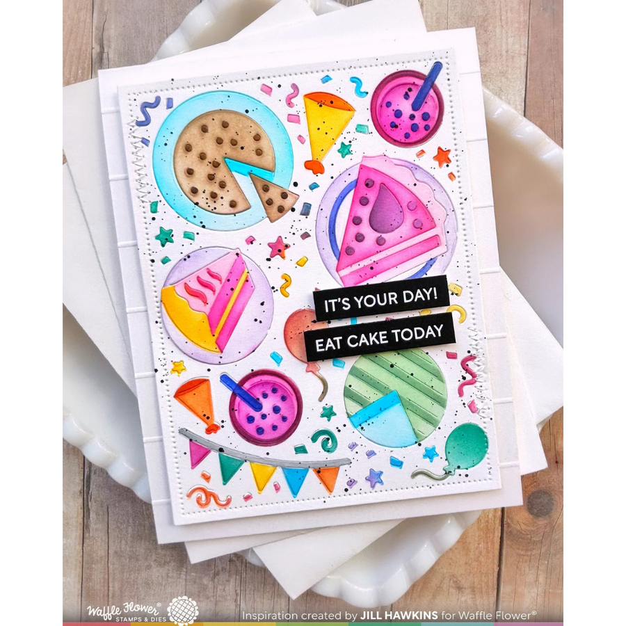 Waffle Flower - Subsentiments Cake Time Diecut (PRE-ORDER)