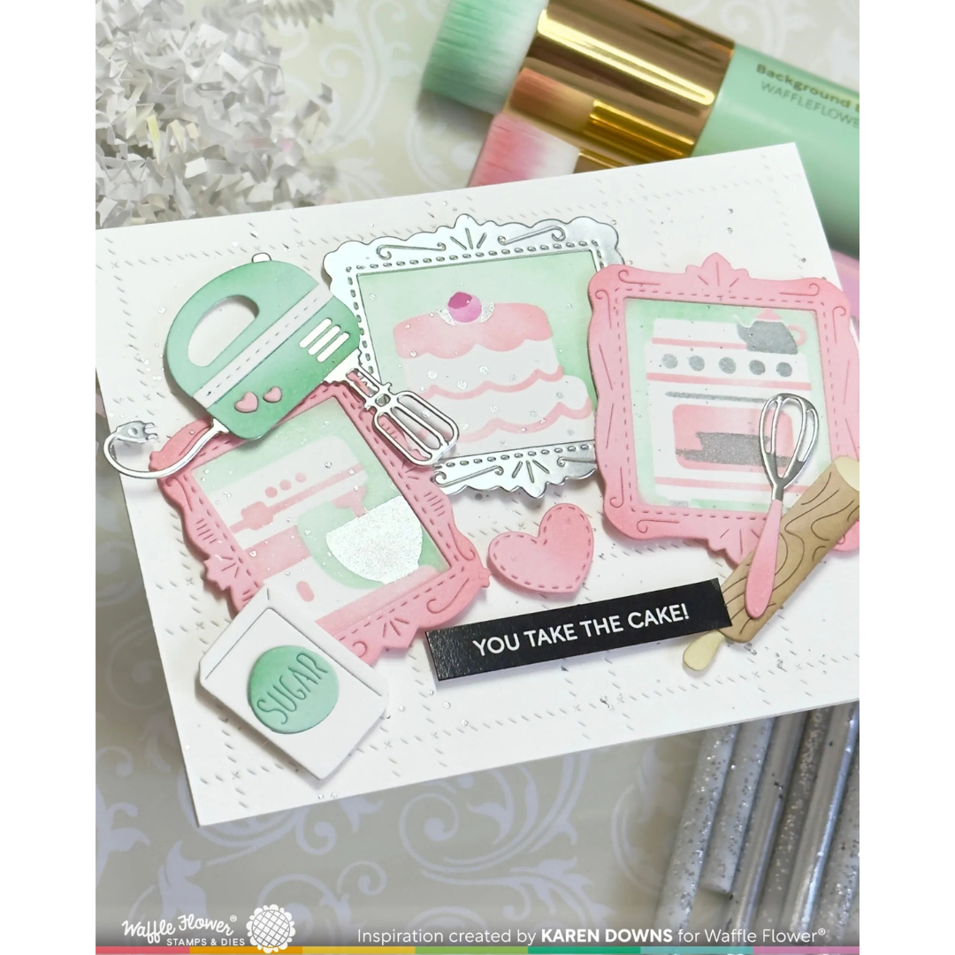 Waffle Flower - Subsentiments Baking Fun Diecut