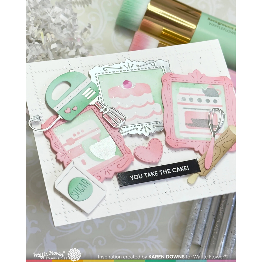 Waffle Flower - Subsentiments Baking Fun Diecut