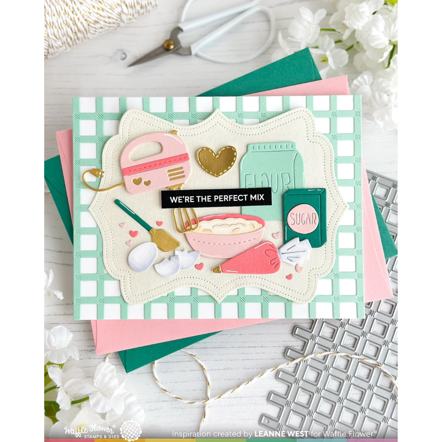 Waffle Flower - Subsentiments Baking Fun Diecut
