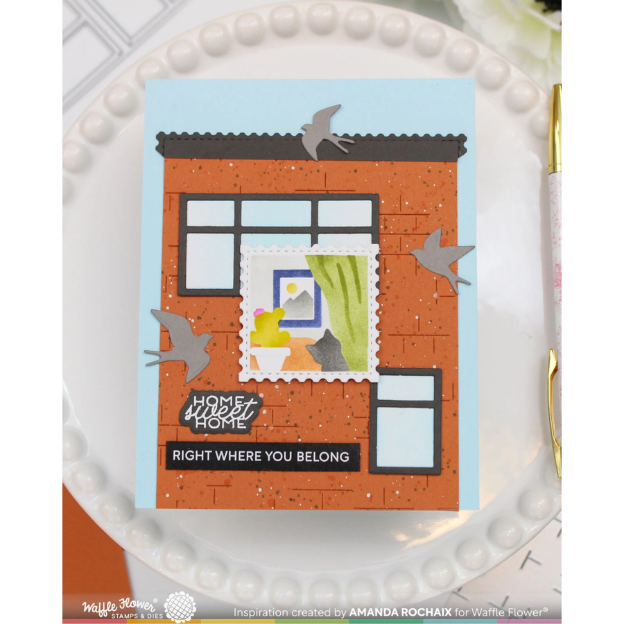 (PRE-ORDER) Waffle Flower - Subsentiments Window Diecut