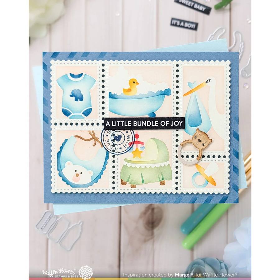 (PRE-ORDER) Waffle Flower - Subsentiments Baby Diecut