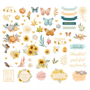 Spellbinders - Serenade of Autumn Printed Die Cuts from the Serenade of Autumn Collection