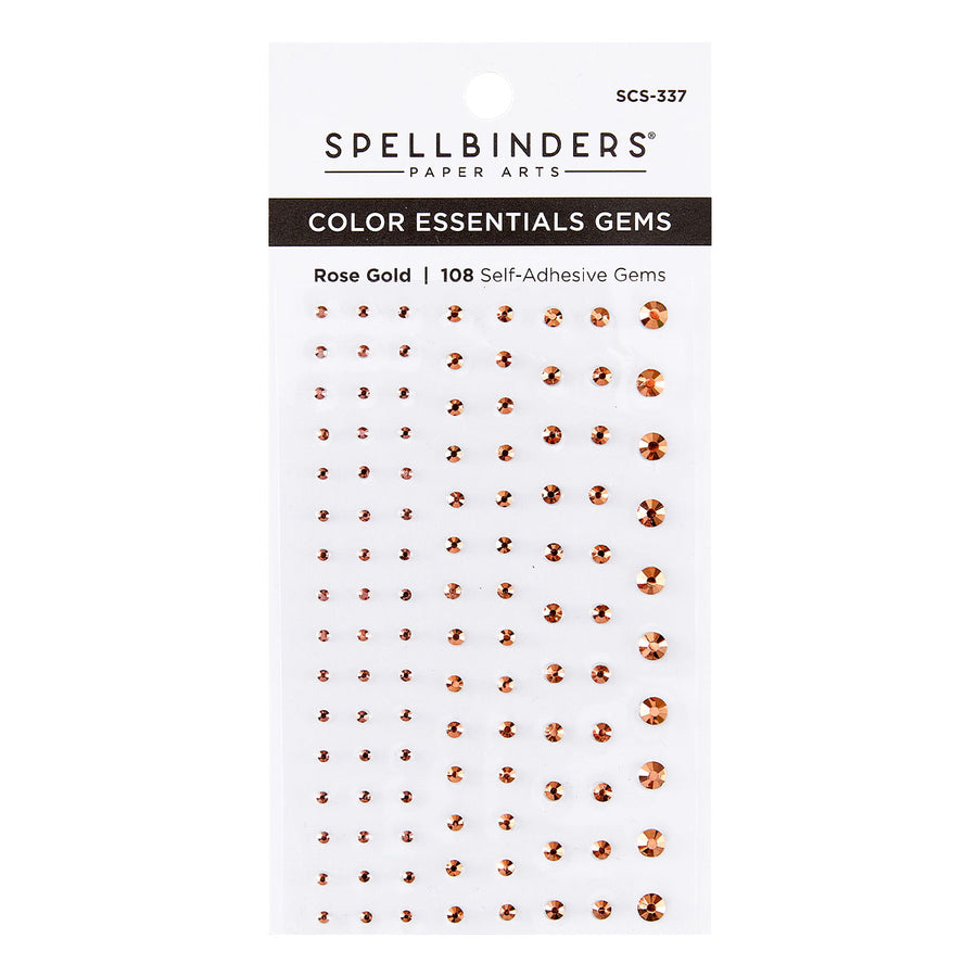 Spellbinders - Rose Gold Color Essentials Gems
