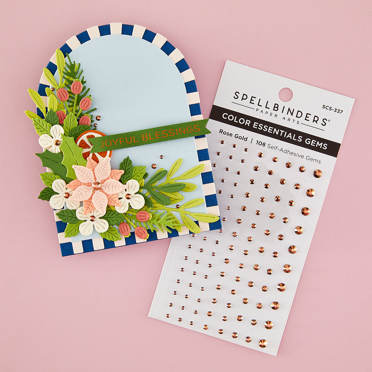 Spellbinders - Rose Gold Color Essentials Gems