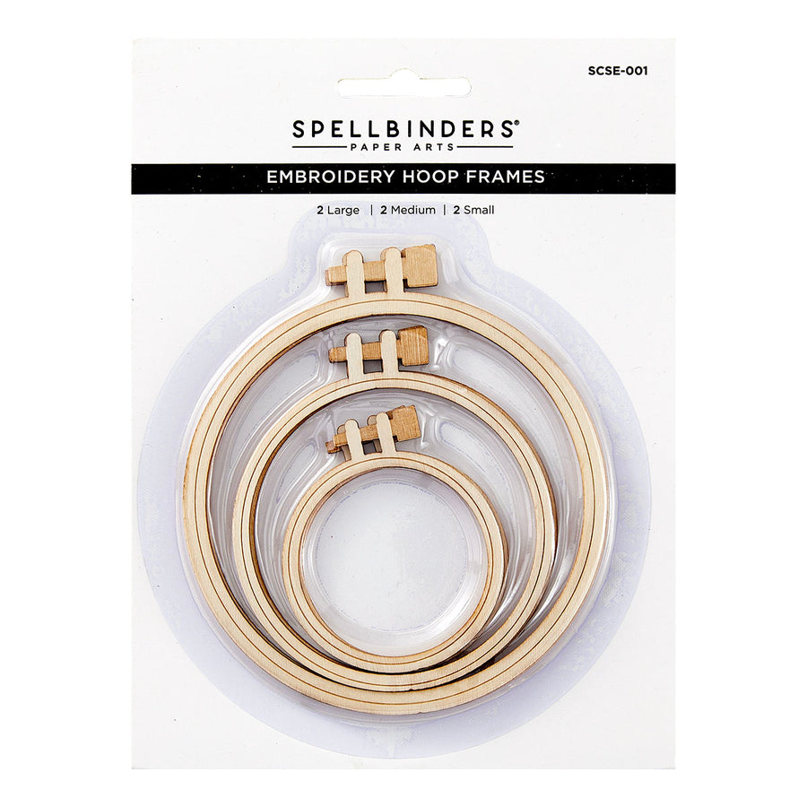 Spellbinders - Embroidery Hoop Frames from the Nichol's Needlework Collection