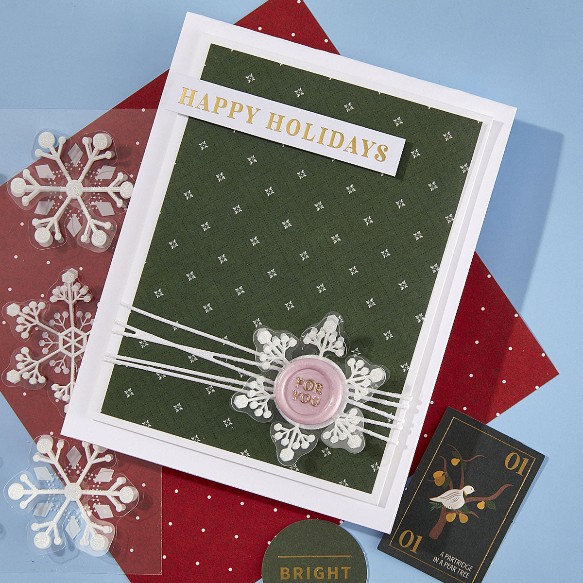 Spellbinders - Merry Moments Dimensional Snowflakes from the Merry Moments Collection