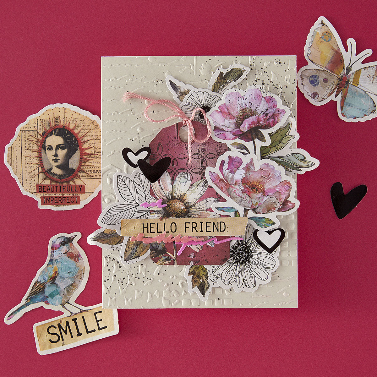 Spellbinders - Beautifully Imperfect Die Cut Shapes -110 pc