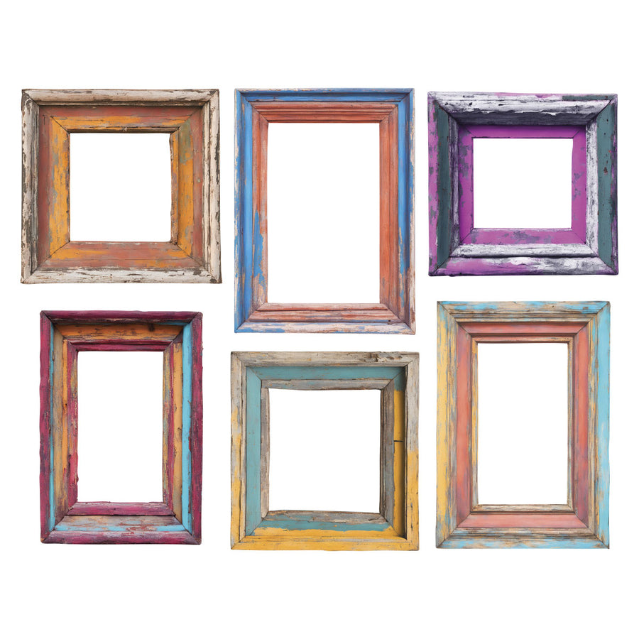 Spellbinders - Beautifully Imperfect Chipboard Frames - 6 pc