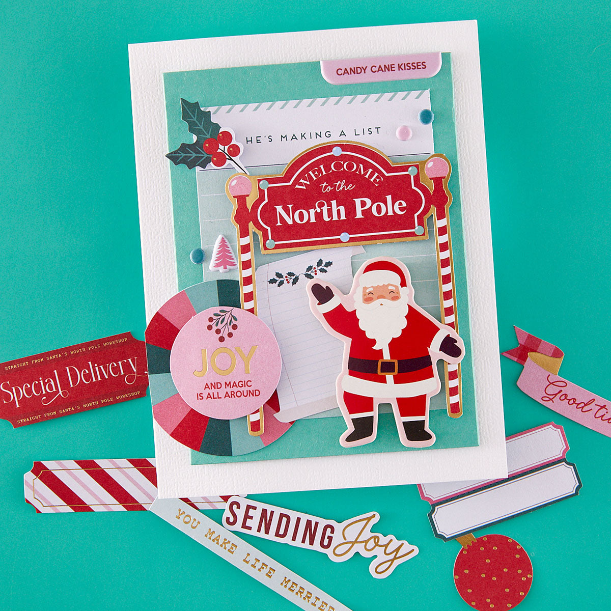 Spellbinders - Dear Santa Die Cut Sentiments
