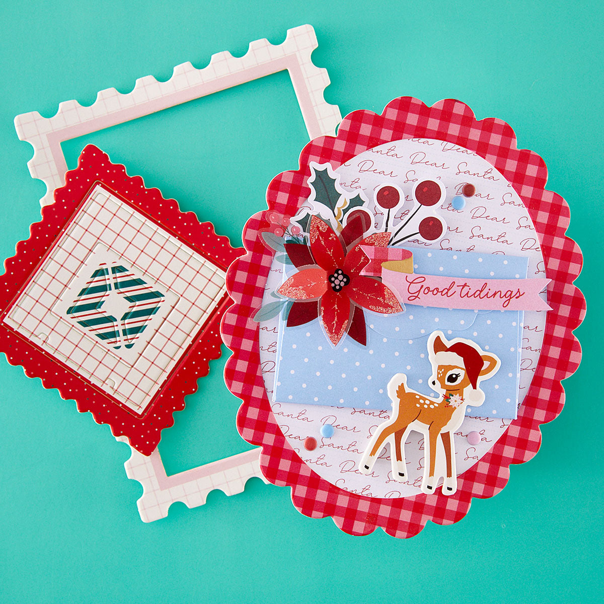 Spellbinders - Dear Santa Chipboard Frames  & Corners