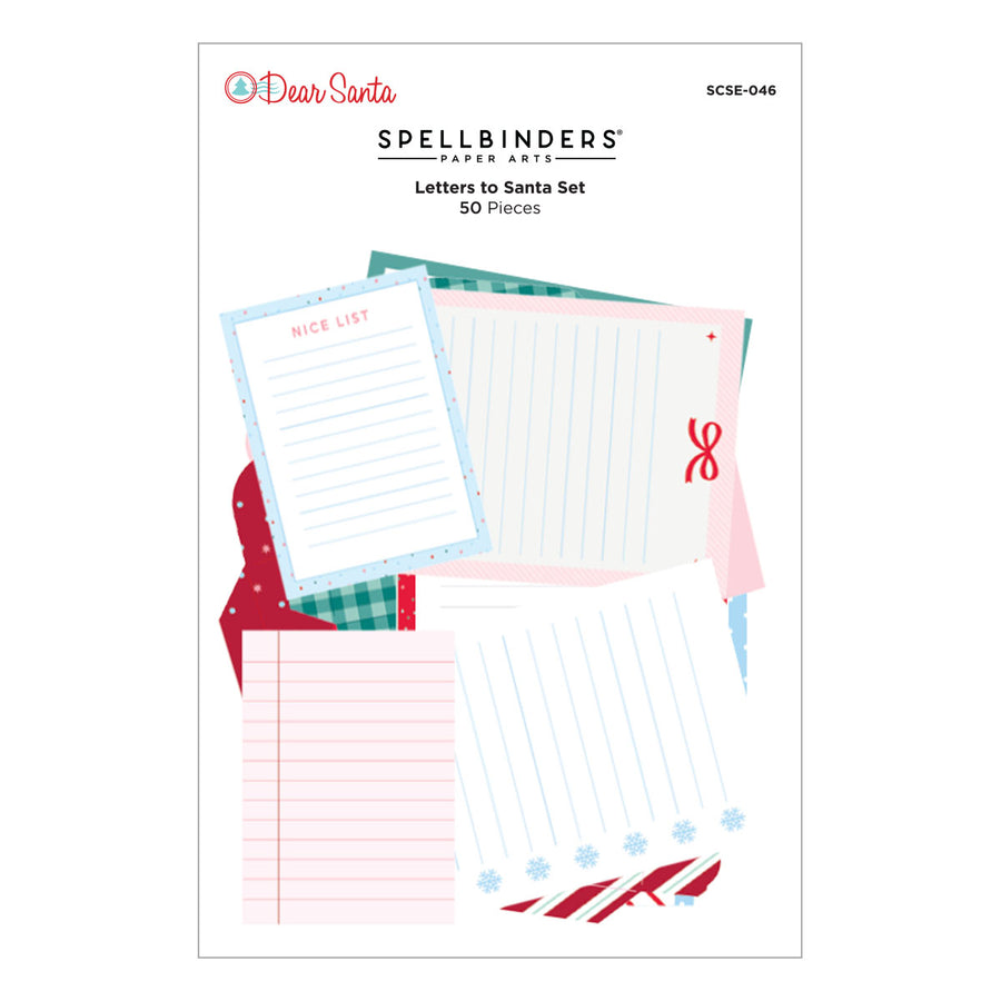 Spellbinders - Dear Santa Letters to Santa Cardstock Embellishments