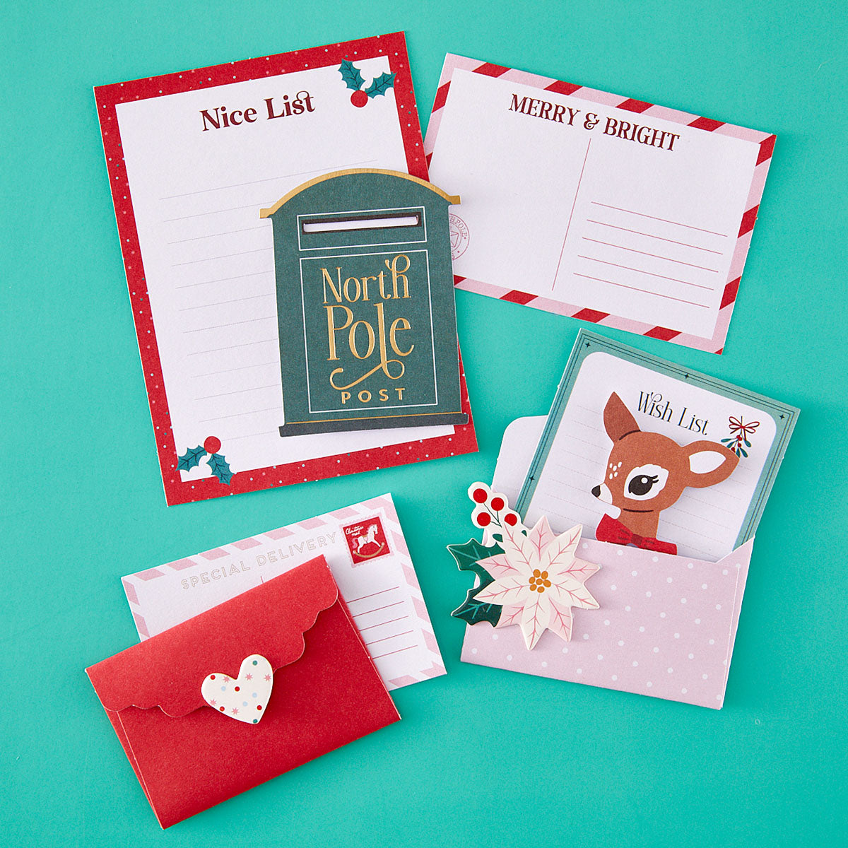Spellbinders - Dear Santa Letters to Santa Cardstock Embellishments