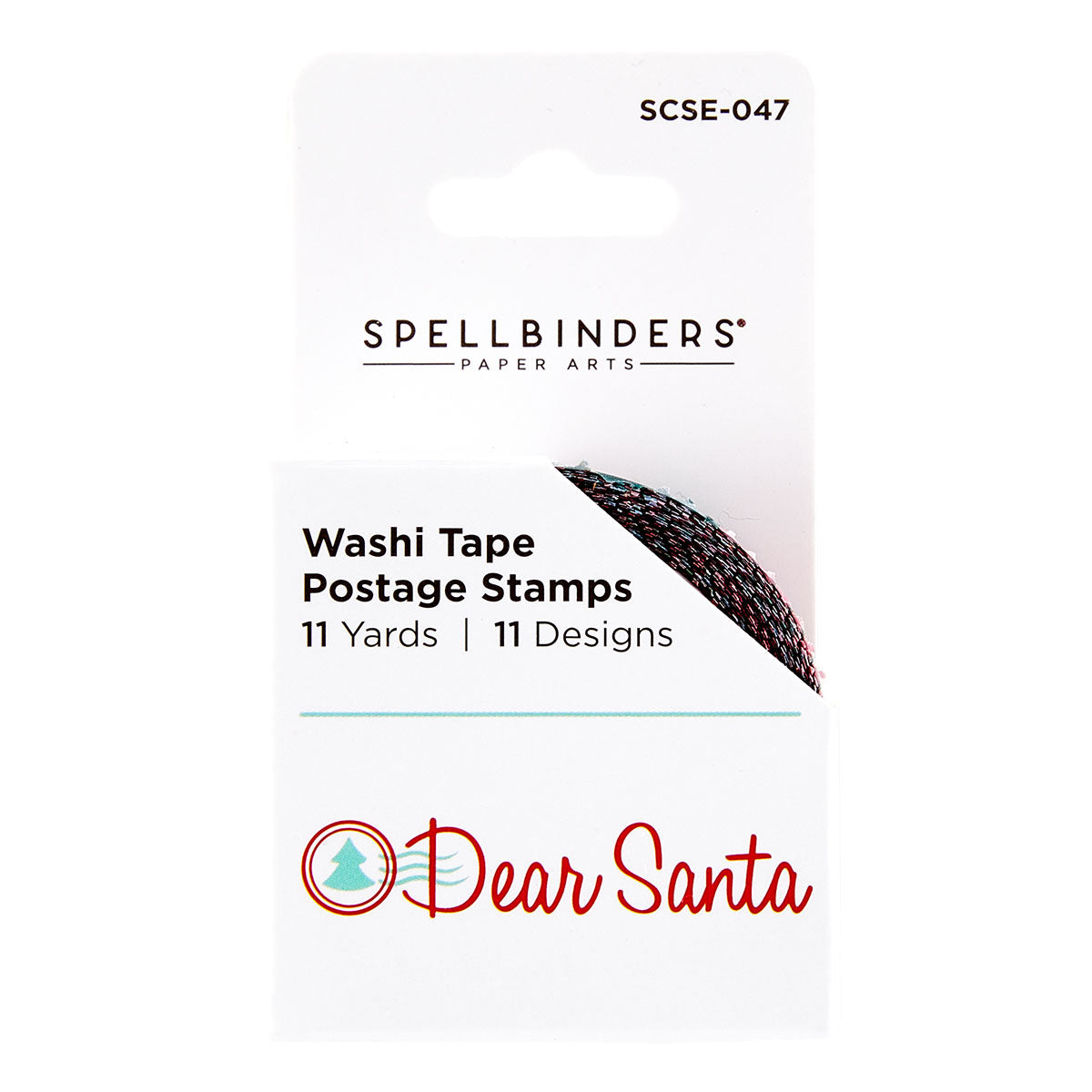 Spellbinders - Dear Santa Postage Stamp Washi Tape