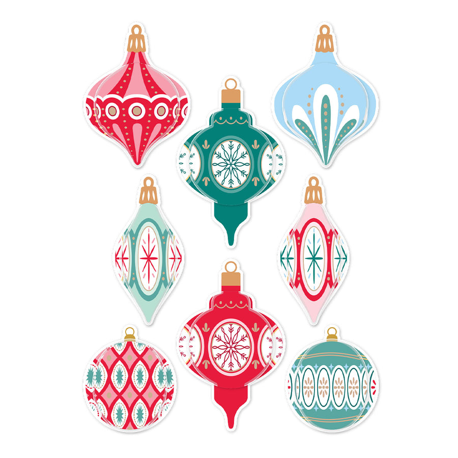 Spellbinders - Dear Santa Ornaments Dimensional Stickers